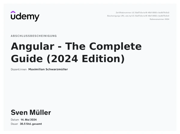 Angular course